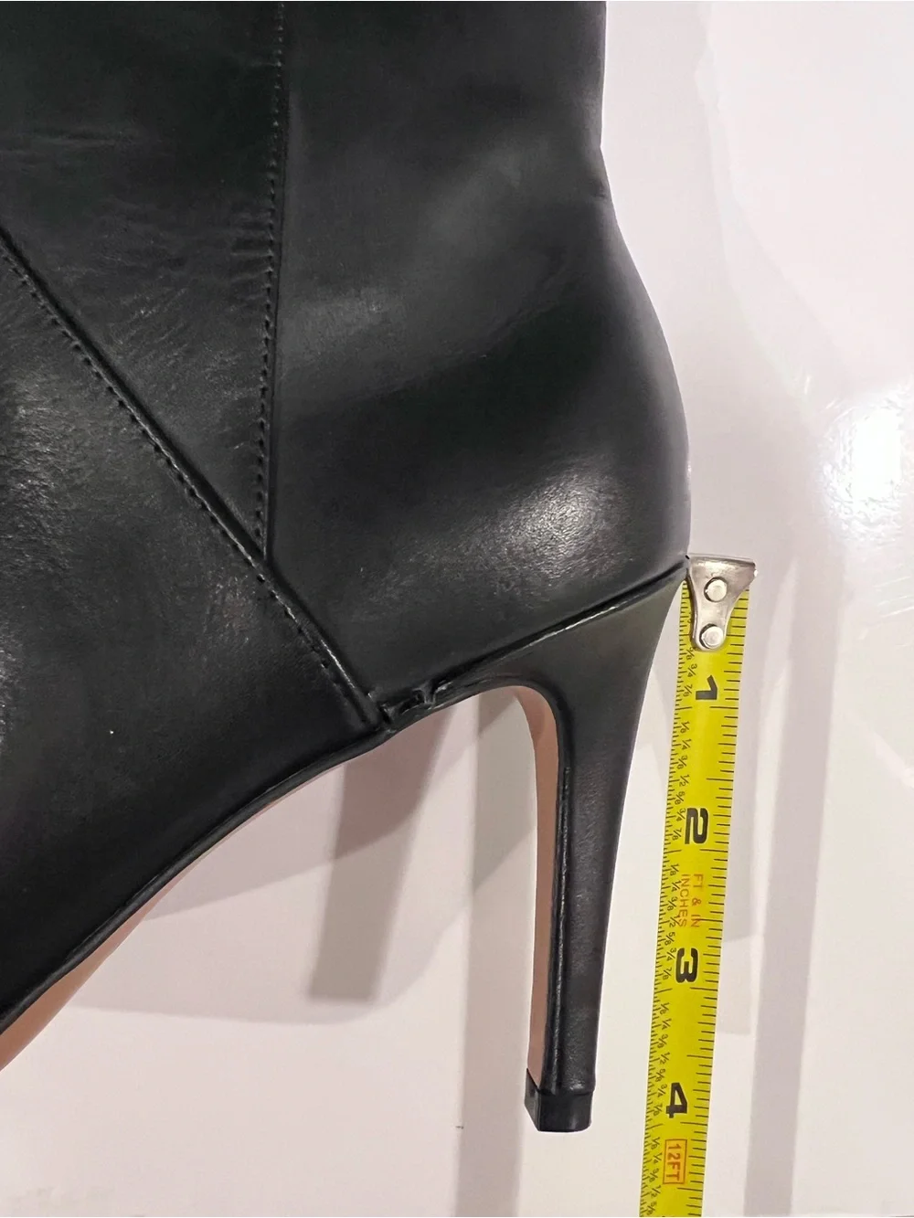 Franco Sarto Black Over-the-Knee Pointed Toe Stiletto Boots